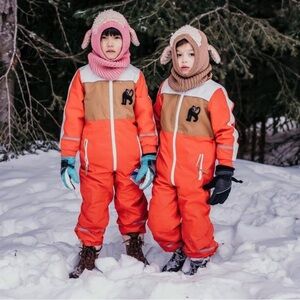 MINI RODINI Racing Overalls One-Piece Snowsuit